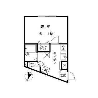 アルデーア下北沢【1階】の間取り