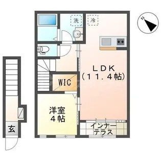 ウィズダム コート【2階】の間取り