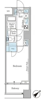 ルビア赤坂【11階】の間取り