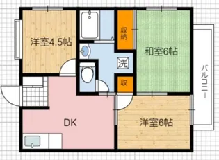 アイレックスインテグラ【2階】の間取り