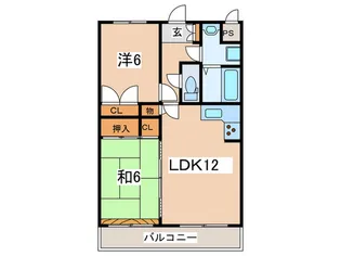 グランメゾン富水の間取り