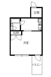 ウイングマンション【1階】の間取り