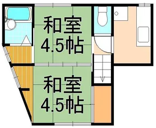 新兵衛ハイツ【2階】の間取り