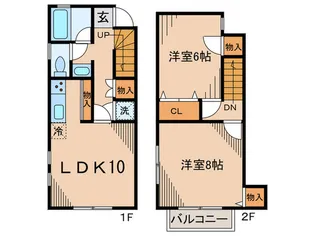 東京都世田谷区駒沢5【一戸建】の間取り