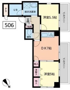 フォレストコート【5階】の間取り