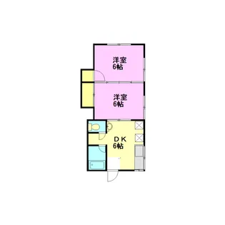 コーポ平野【1階】の間取り