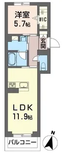 グランツハウス【2階】の間取り