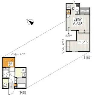 CB八潮ノーチェ【2階】の間取り