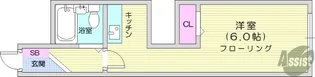 京成壱番町ビル【6階】の間取り