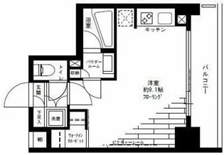 ステージファースト両国アジールコート【3階】の間取り
