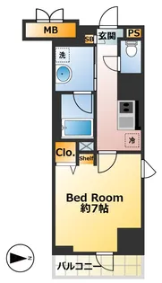 グランドレジデンス三鷹【2階】の間取り