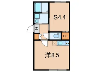 The Sanctus 品川 South【3階】の間取り