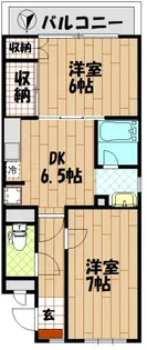 エザンス【3階】の間取り