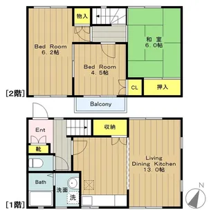 フォンティーヌの間取り