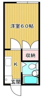曽我マンション【2階】の間取り