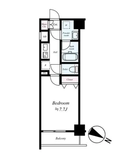 ディアレイシャス東京ノースパレス【5階】の間取り
