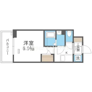 エスプレイス大阪城SOUTH【6階】の間取り