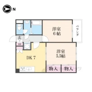 セントアミュー【2階】の間取り