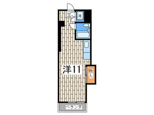 鬼島マンション【6階】の間取り