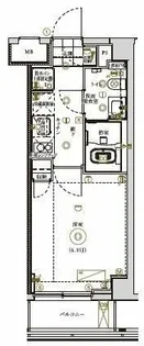 リライア横濱NORTH SIDE【2階】の間取り