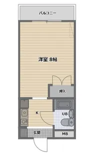 アーバンハイツ粟津【1階】の間取り