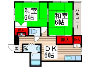 長妻ビル【1階】の間取り