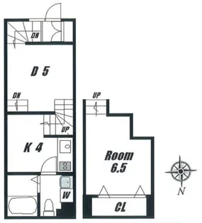 カルフール上宿【1階】の間取り