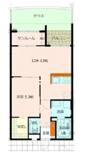 La Terre【2階】の間取り