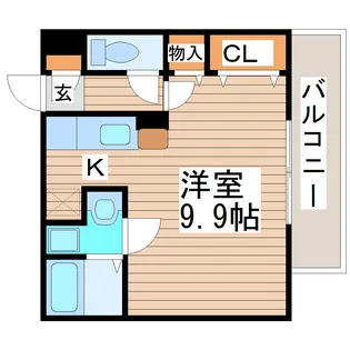 プリエ・パルII【3階】の間取り