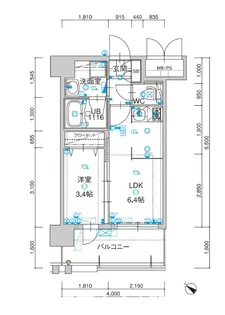 アルファシオレヴァーク【2階】の間取り