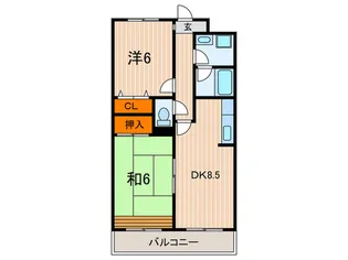 パストラル松本【2階】の間取り