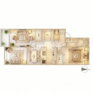 SmartLife【2階】の間取り