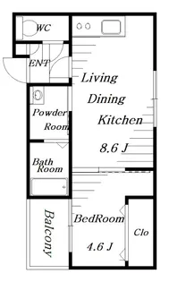 アリアラクス【3階】の間取り
