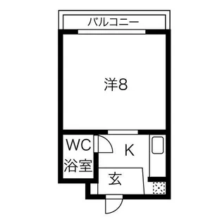 KSレジデンス千里山高塚【3階】の間取り