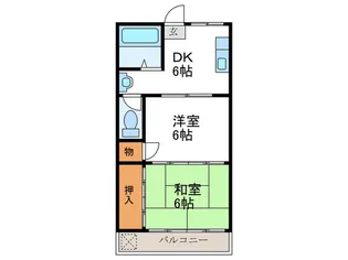 シャトー葛野【3階】の間取り