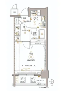 レアライズ高田馬場【4階】の間取り