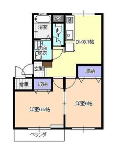 さくらんぼハウス【3階】の間取り