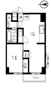 保戸田マンション【4階】の間取り