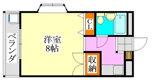 メゾン泰和【5階】の間取り