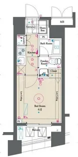 グラントゥルース練馬2【5階】の間取り