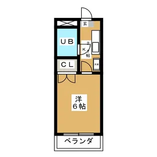 ブランハイム【1階】の間取り