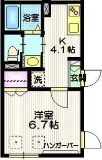 La Mer(ラメール)【1階】の間取り