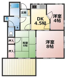 コーポアオイ【2階】の間取り