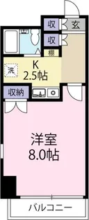 Vista Grande 徳島駅前【6階】の間取り