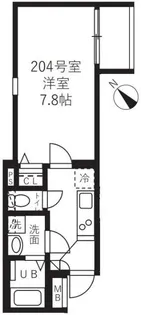 ベル・ノワール王子【2階】の間取り