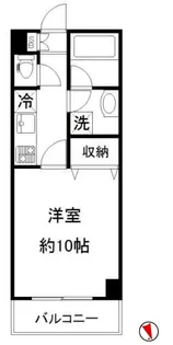 シュエット神楽坂【7階】の間取り