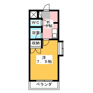 デアドルフハヤシ【3階】の間取り