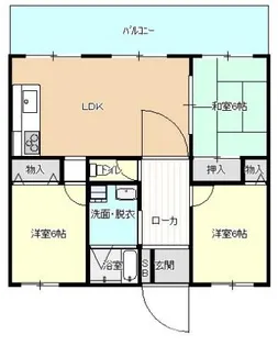 パインブルックアネックス【10階】の間取り
