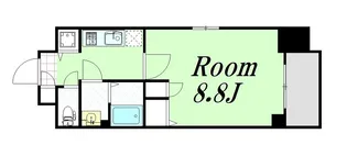 スワンズ谷町セントシティ【7階】の間取り