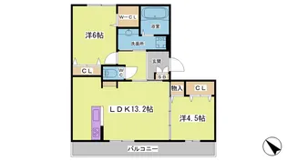 プランドールハイム【2階】の間取り